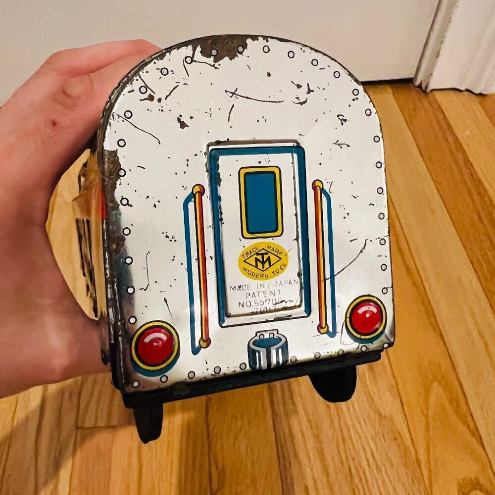 Masudaya Tin locomotive OVERLAND EXPRESS vintage rare toy Made in Japan - Picture 2 of 15